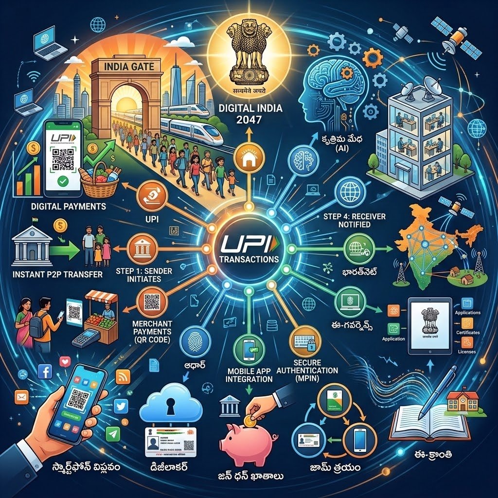 డిజిటల్ చెల్లింపుల విప్లవం యూపీఐ (UPI) ప్రస్థానం